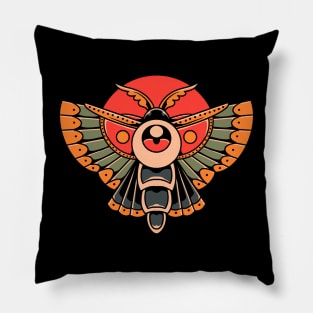 eye butterfly tattoo Pillow