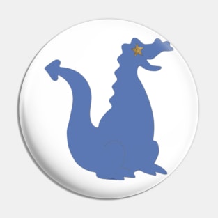 Die Cut Dragon (blue) Pin