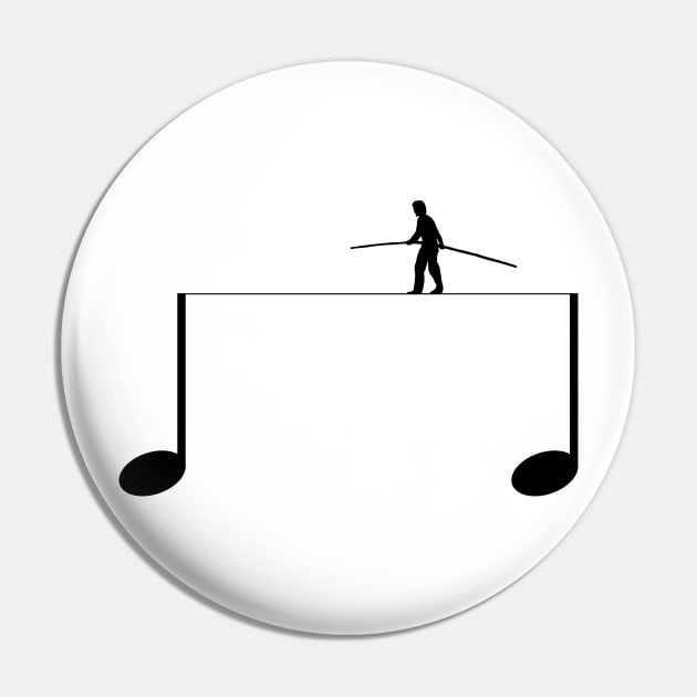 Walk on a musical note Pin by DarkoRikalo86