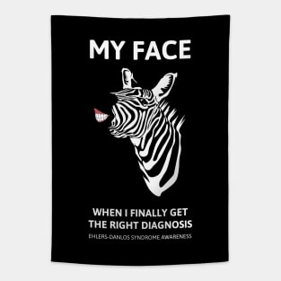 Ehlers Danlos Syndrome My Face Tapestry