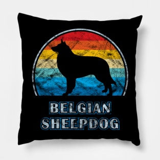 Belgian Sheepdog Vintage Design Dog Pillow