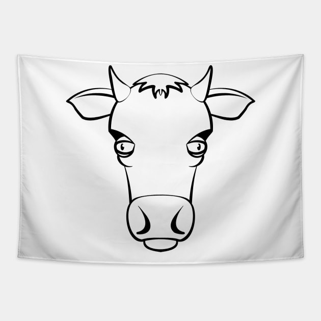 Cow Tapestry by schlag.art