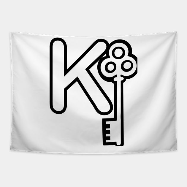 k is for key Tapestry by Lin Watchorn 