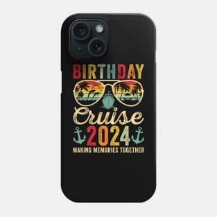 Birthday Cruise 2024 Vintage Phone Case