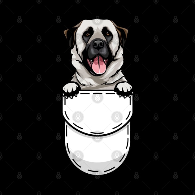 Funny Anatolian Shepherd Pocket Dog by Pet My Dog