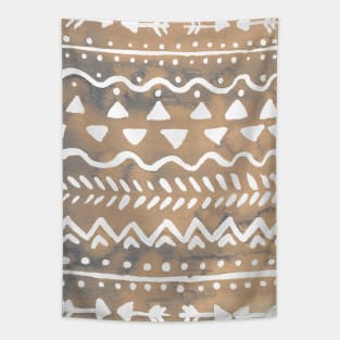 Loose bohemian pattern - neutral Tapestry