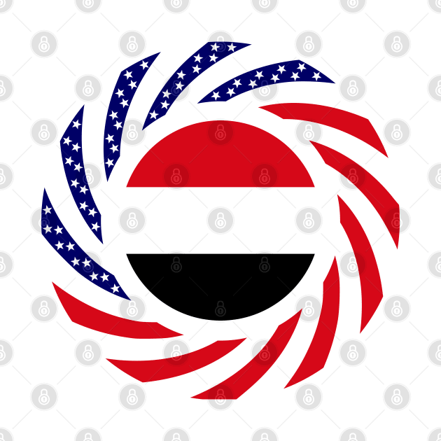 Yemeni American Multinational Patriot Flag by Village Values