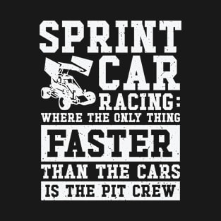 Sprint Car Dirt Track Racing T-Shirt