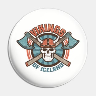 Iceland viking Pin