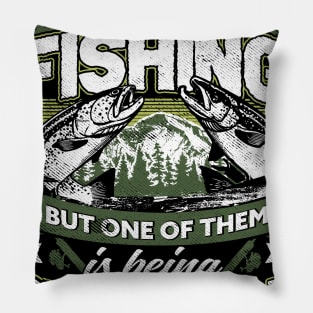 Fishing Grandpa - Grandpa Fishing Shirt Pillow