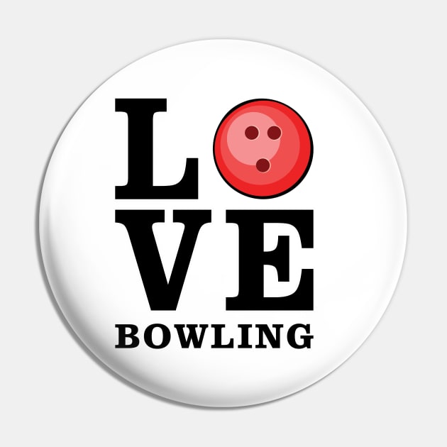 Love Bowling Pin by DesignWood-Sport