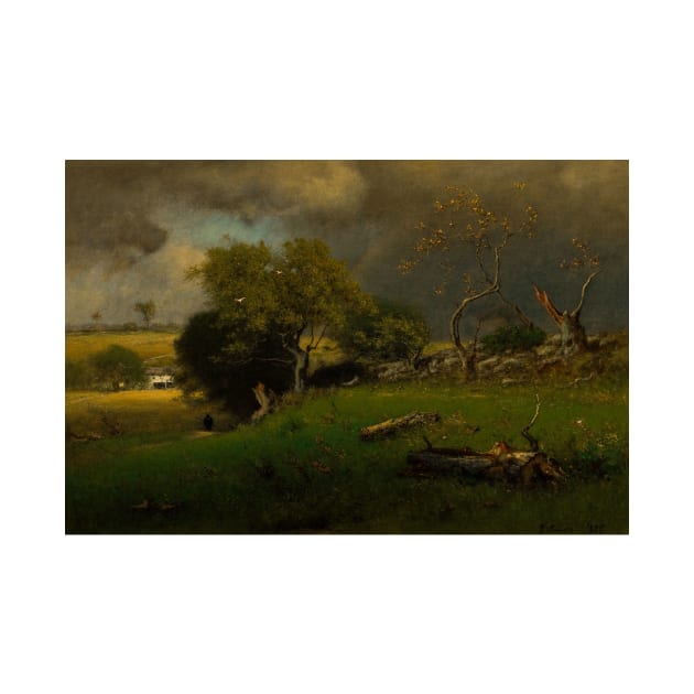 The Storm by George Inness by Classic Art Stall