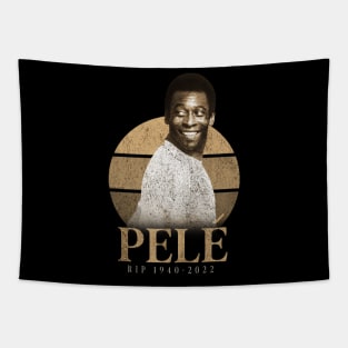 Rip Pele Retro Player Brazil Tapestry