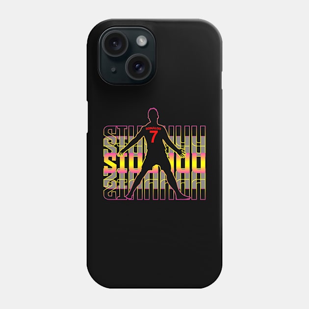 Siuuuuuu Cristiano Ronaldo kids Phone Case by ysmnlettering