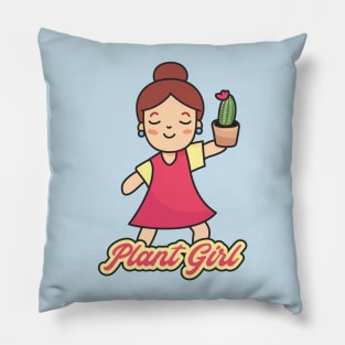 Plant Girl Pillow