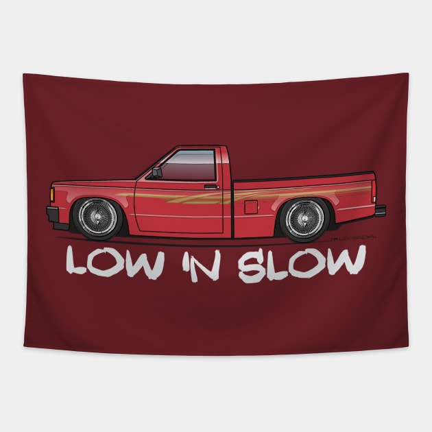 Low 'N Slow Red Tapestry by JRCustoms44