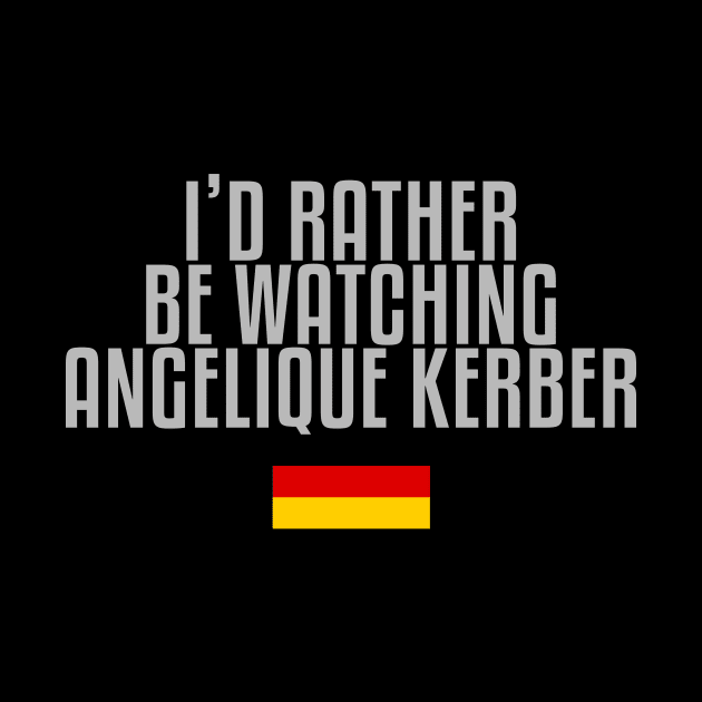 I'd rather be watching Angelique Kerber by mapreduce