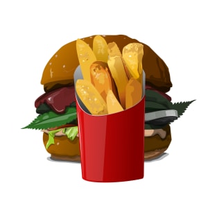 Premium Veggie Burger T-Shirt