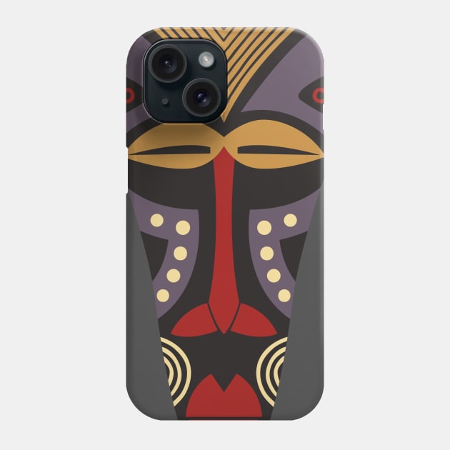 African mask No. 1 Phone Case by Urbanic