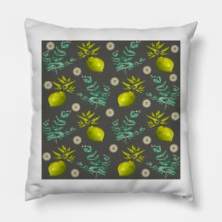 Lemons and Mint Pillow