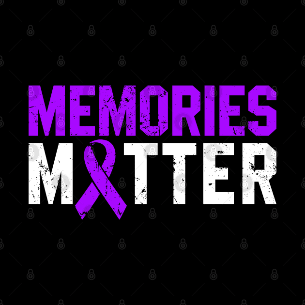 Alzheimer's Awareness - Memories Matter by Sassy The Line Art