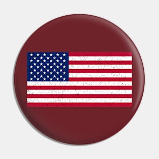 American USA Flag Stickers Pin