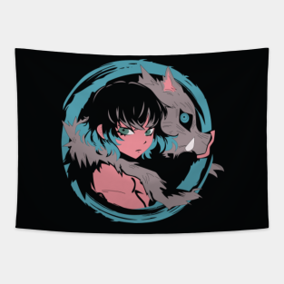 Demon Slayer Inosuke Tapestries Teepublic