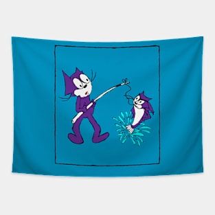 Felix The Cat Catfishing Tapestry