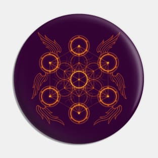 Winged Metatron Pin