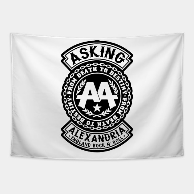 Asking Alexandria Tapestry by chloewilder.xyz