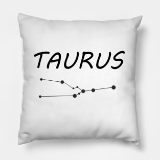 Taurus Zodiac Star Sign Pillow