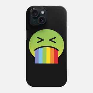 Rainbow Vomit Emoji Face Phone Case