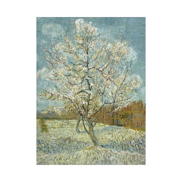 The Pink Peach Tree by Vincent van Gogh by Classic Art Stall