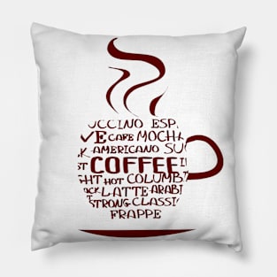 coffee Lover Design Pillow