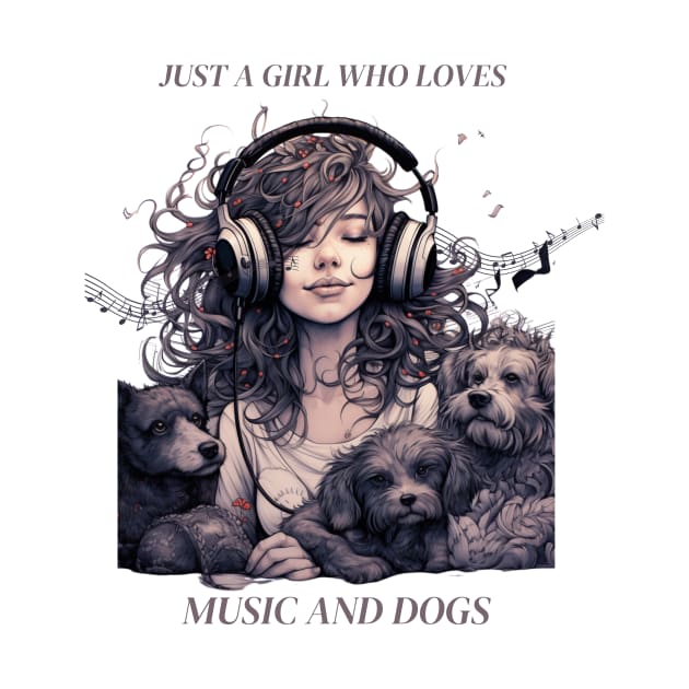 Just a girl who loves music and dogs by Positive Designer