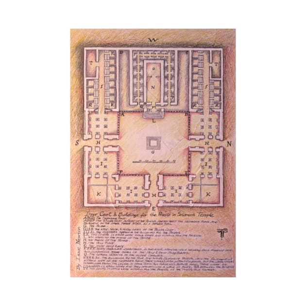 Templo de Salomão. Solomon's Temple plan. by terezadelpilar