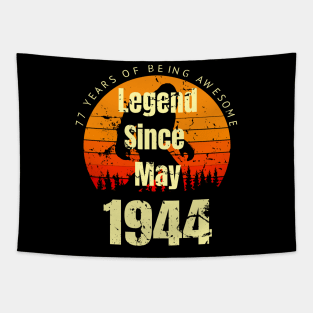 Legend Since May 1944 77th Birthday Gift Tapestry