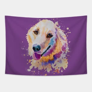 Golden retriever portrait Tapestry