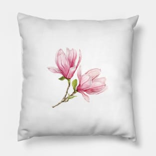 Pink Magnolias Pillow