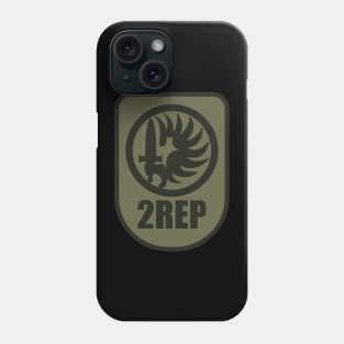 2 REP Foreign Legion Patch (subdued) Phone Case