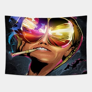 Fear And Loathing Night Tapestry