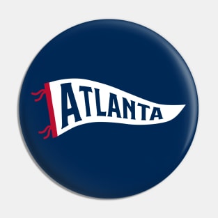 Atlanta Pennant - Navy Pin