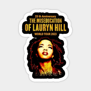 Lauryn Hill Fugees The Famous Vintage Retro Rock Rap Hiphop Magnet