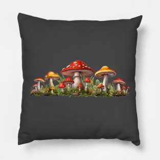 Mushroom Forest Pillow