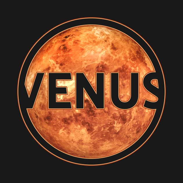 Planet Venus with lettering gift space idea by sweetczak