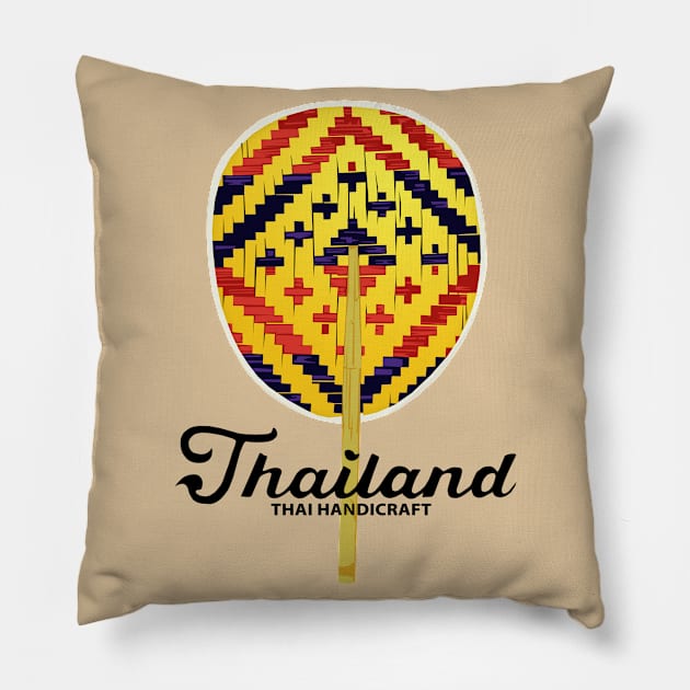 Classic Thai Handicraft Pillow by KewaleeTee