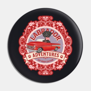 Labrador Retriever Adventures-Off Road Pin