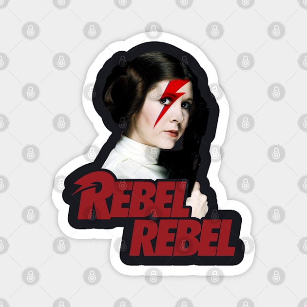 Princess Leia Rebel Rebel Magnet by Brandalisim