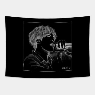 BTS SUGA SKETCH Tapestry