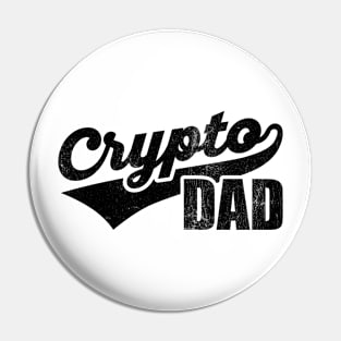 Crypto Dad Vintage Athletic Swoosh Pin